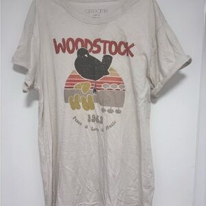Dreamers Cream Woodstock Graphic Tee